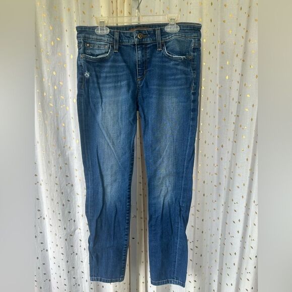 Joe's Skinny Ankle Fit Women's Margaux Wash Lightly Distressed Denim Jeans W27 - Picture 3 of 10